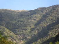 Mont Aigoual from Valleraugue