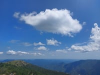 Mont Aigoual from Valleraugue