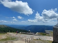 Mont Aigoual from Valleraugue