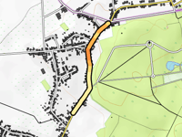 Mont de Péruwelz über Rue de la Chaussiette