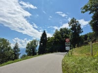 Mont Pelerin from Cardonne