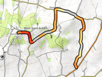 Mont Saint-Aubert über Chemin de Celles