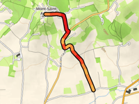 Mont Saint-Aubert von Rue du Bardeau