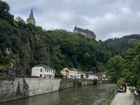 Mont St. Nicholas from Vianden via Am Schank