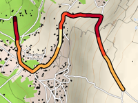 Montagne de Beaune von Beaune über Chemin de l’Écu