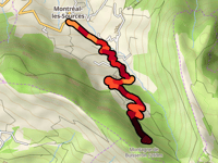 Montagne de Buisseron von Montréal les Sources