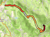 Montagne de Dun via Route des Croix