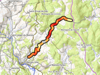 Montagne de Saurel von La Brugerette