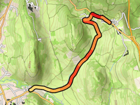 Montaigu przez Chemin de Paillin