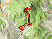 Monte Amiata von Valle del Fiora