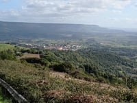 Monte Arci / Acquafrida desde Ales / Abas