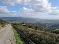 Monte Arci / Acquafrida desde Ales / Abas