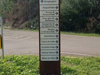 Monte Arci / Acquafrida desde Ales / Abas