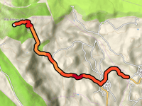 Monte Arci / Beda Manca depuis Villa Verde