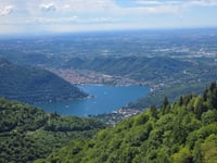 Monte Bisbino vanuit Cernobbio