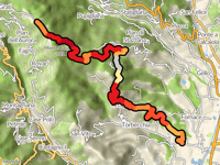 Monte Blocchi über Arcigliano