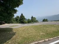 Monte Bondone from Trento via Via delle Mandolare