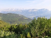 Monte Bondone vanuit Trento via Via delle Mandolare
