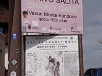 Monte Bondone from Trento via Via delle Mandolare