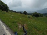 Monte Bondone from Trento via Via delle Mandolare