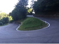 Monte Bondone from Trento via Via delle Mandolare