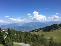 Monte Bondone from Trento via Via delle Mandolare