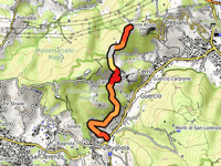 Monte Buzzo from Guercio