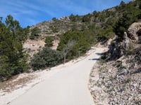 Monte Calamorro depuis Benalmádena par Avenida de las Palmeras