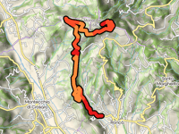 Monte Calvarina über Campanari