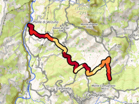 Monte Camugnano z Ponte di Verzuno przez Capanne-Vigaia