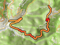 Monte Carmo da Pedemonte via Via Eugenio Ghighlino