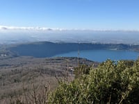 Monte Cavo desde Lago Albano