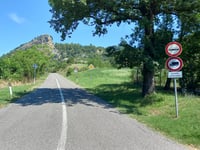 Monte Cerreto via Strada Prima Gualdaria