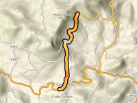 Monte Civitella from Casa Tasso