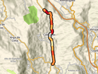 Monte de Santa Cristina über Cabração