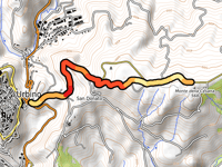 Monte della Cesane via Via Ca' Mignone