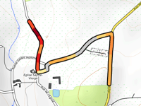 Montée du secteur de Wihéries über Bas des Rocs