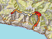 Monte Fasce über Capreno