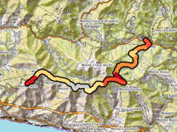 Monte Fasce przez Lumarzo