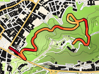 Monte Gibralfaro przez Carril Subida Gibralfaro