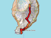 Monte Gordo desde Villa do Corvo