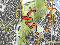 Monte Mario via Viale dei Cavalieri di Vittorio Veneto