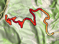 Monte Metano über Vallo di Nera