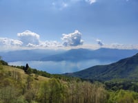 Monte Morissolino depuis Verbania par Vignone