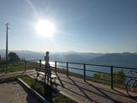 Monte Morissolino from Verbania via Vignone