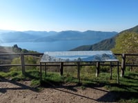 Monte Morissolino from Verbania via Vignone