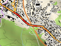 Monte Olimpino von Dognaa über Via Bellinzona