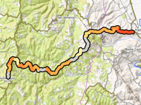 Monte Peglia von Fratta Todina