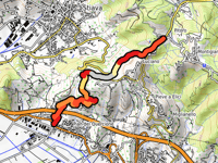 Monte Pitoro von Pian del Quercione über Via del Piantoneto