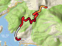 Monte Porraglia da Castel di Tora / Lago del Turano